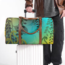 Load image into Gallery viewer, Kōwhai Travel Bag (Aqua Gold)
