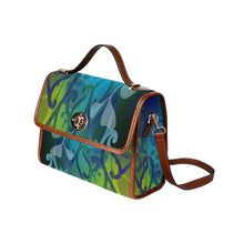 Load image into Gallery viewer, Kōwhai Satchel Bag (Blue Green)
