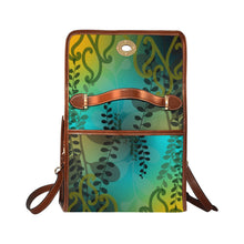 Load image into Gallery viewer, Kōwhai Satchel Bag (Aqua Gold)
