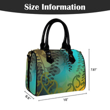 Load image into Gallery viewer, Kōwhai Boston Handbag (Aqua Gold)
