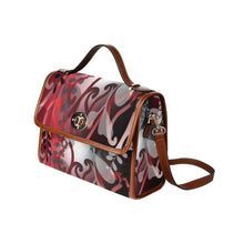 Load image into Gallery viewer, Kōwhai Satchel Bag (Red Black)
