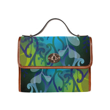 Load image into Gallery viewer, Kōwhai Satchel Bag (Blue Green)
