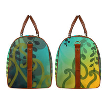 Load image into Gallery viewer, Kōwhai Travel Bag (Aqua Gold)
