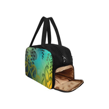 Load image into Gallery viewer, Kōwhai Fitness Bag (Aqua Gold)
