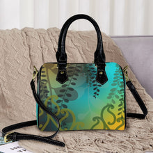 Load image into Gallery viewer, Kōwhai Boston Handbag (Aqua Gold)
