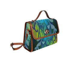 Load image into Gallery viewer, Kōwhai Satchel Bag (Blue Green)
