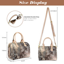 Load image into Gallery viewer, Kōwhai Boston Handbag (Neutral)
