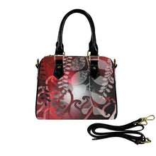 Load image into Gallery viewer, Kōwhai Boston Handbag (Red Black)
