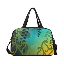 Load image into Gallery viewer, Kōwhai Fitness Bag (Aqua Gold)
