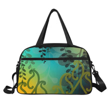 Load image into Gallery viewer, Kōwhai Fitness Bag (Aqua Gold)
